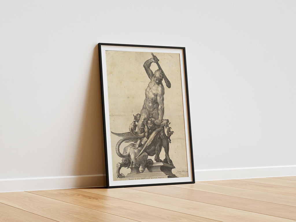 Hercules Slaying the Hydra By Jan Muller | 24 x 36”