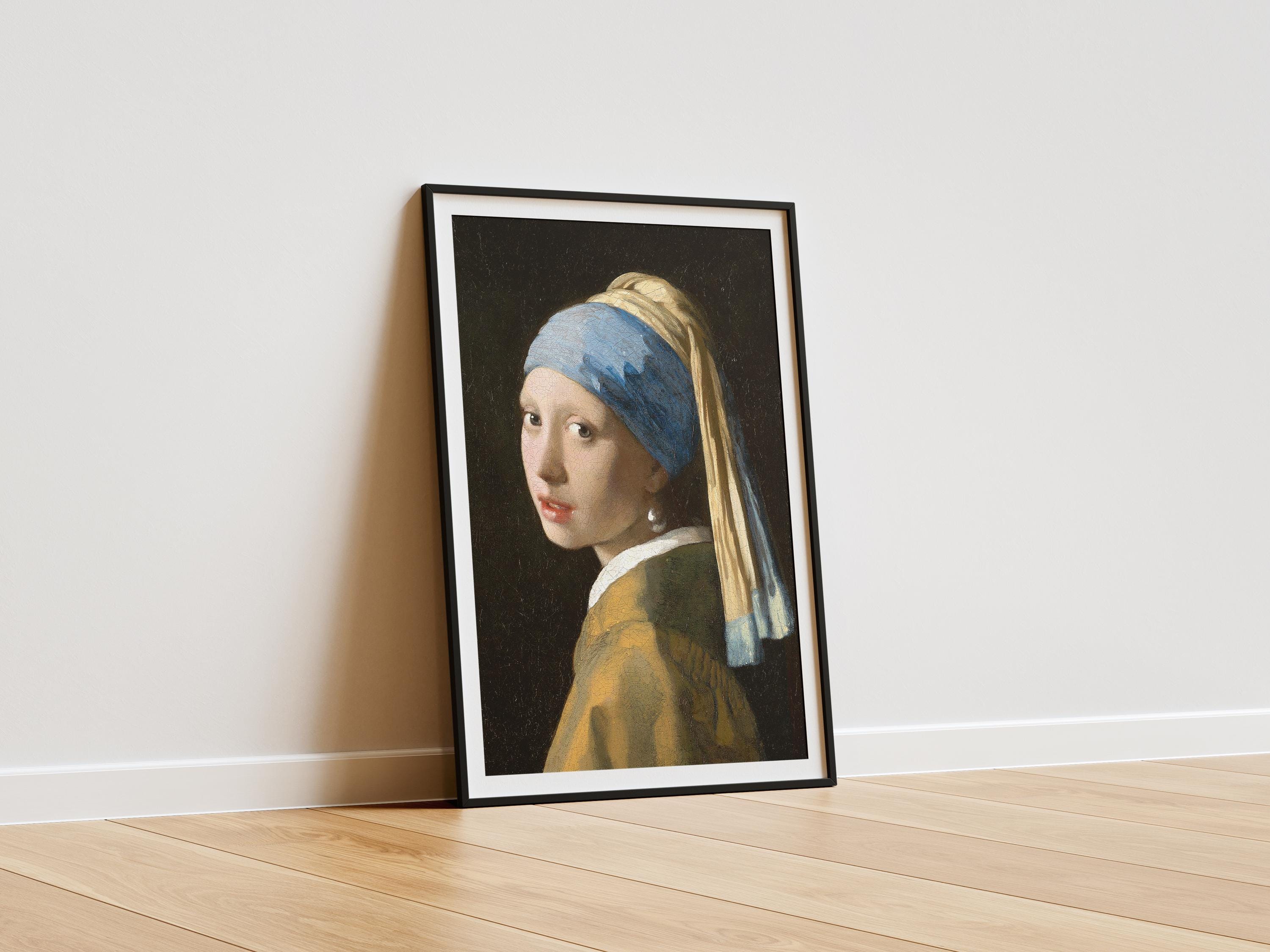 Girl with a Pearl Earring by Johannes Vermeer  | 24 x 36”