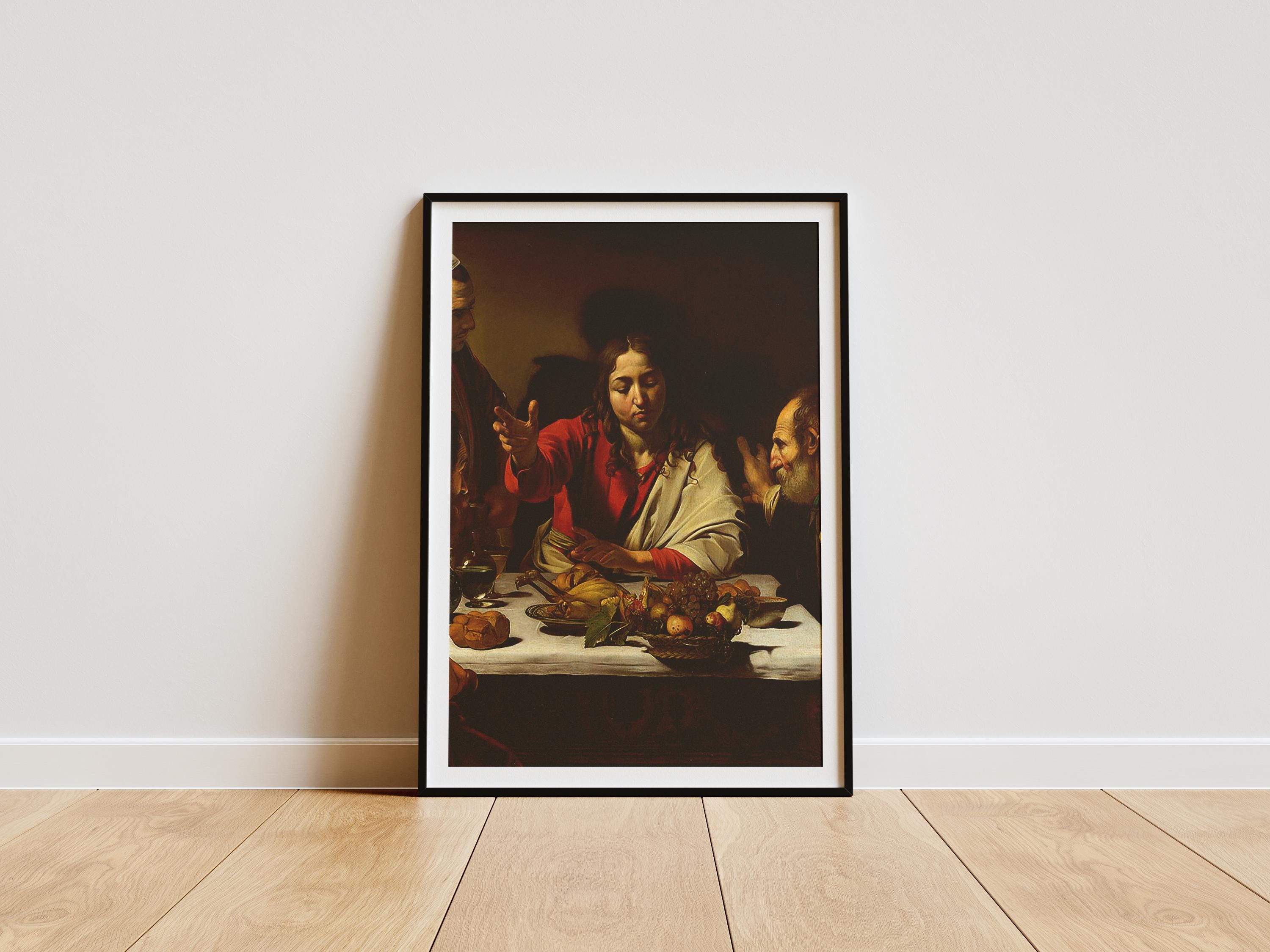 Supper at Emmaus by Caravaggio | 24 x 36”