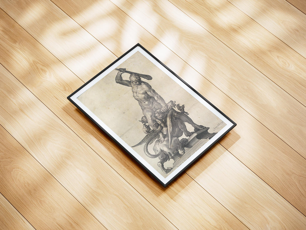 Hercules Slaying the Hydra By Jan Muller | 24 x 36”