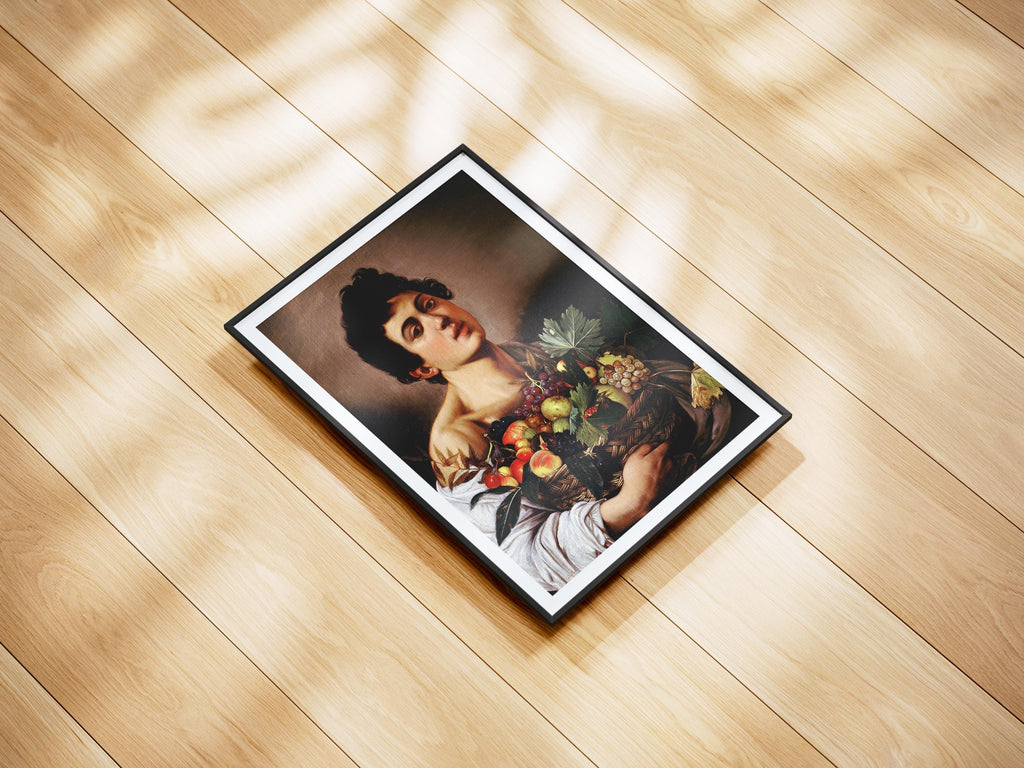 Boy with a Basket of Fruit by Caravaggio | 24 x 36”