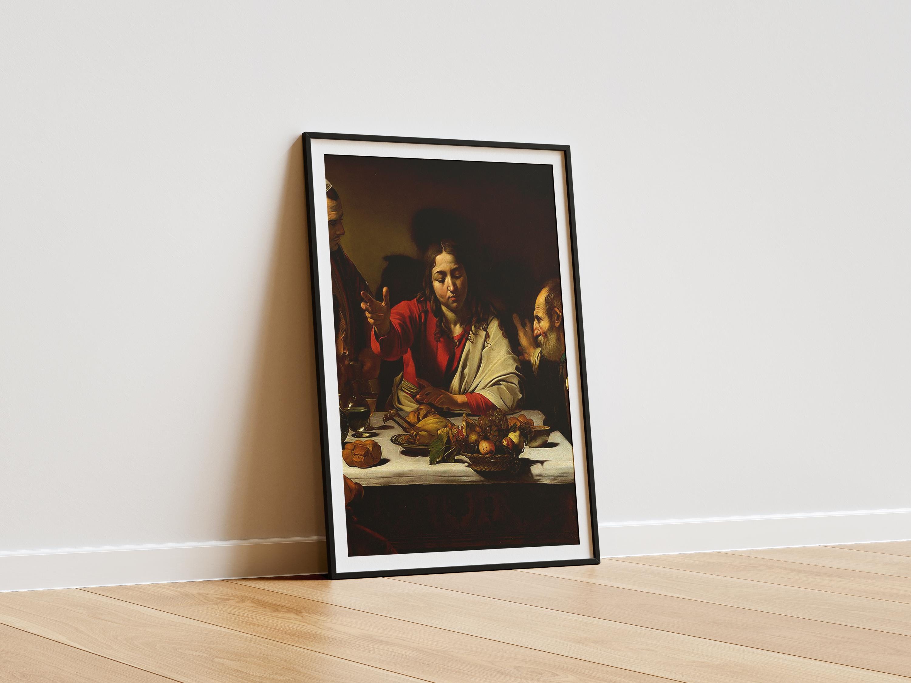 Supper at Emmaus by Caravaggio | 24 x 36”