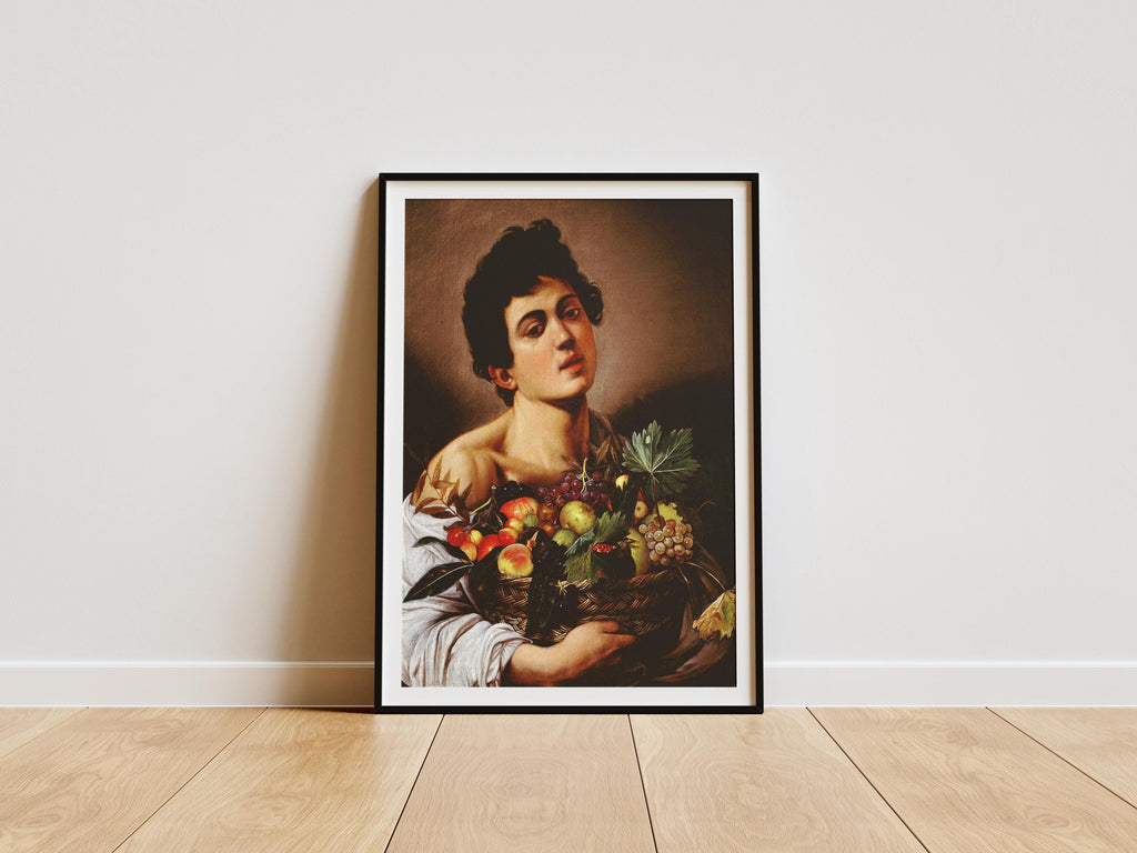 Boy with a Basket of Fruit by Caravaggio | 24 x 36”