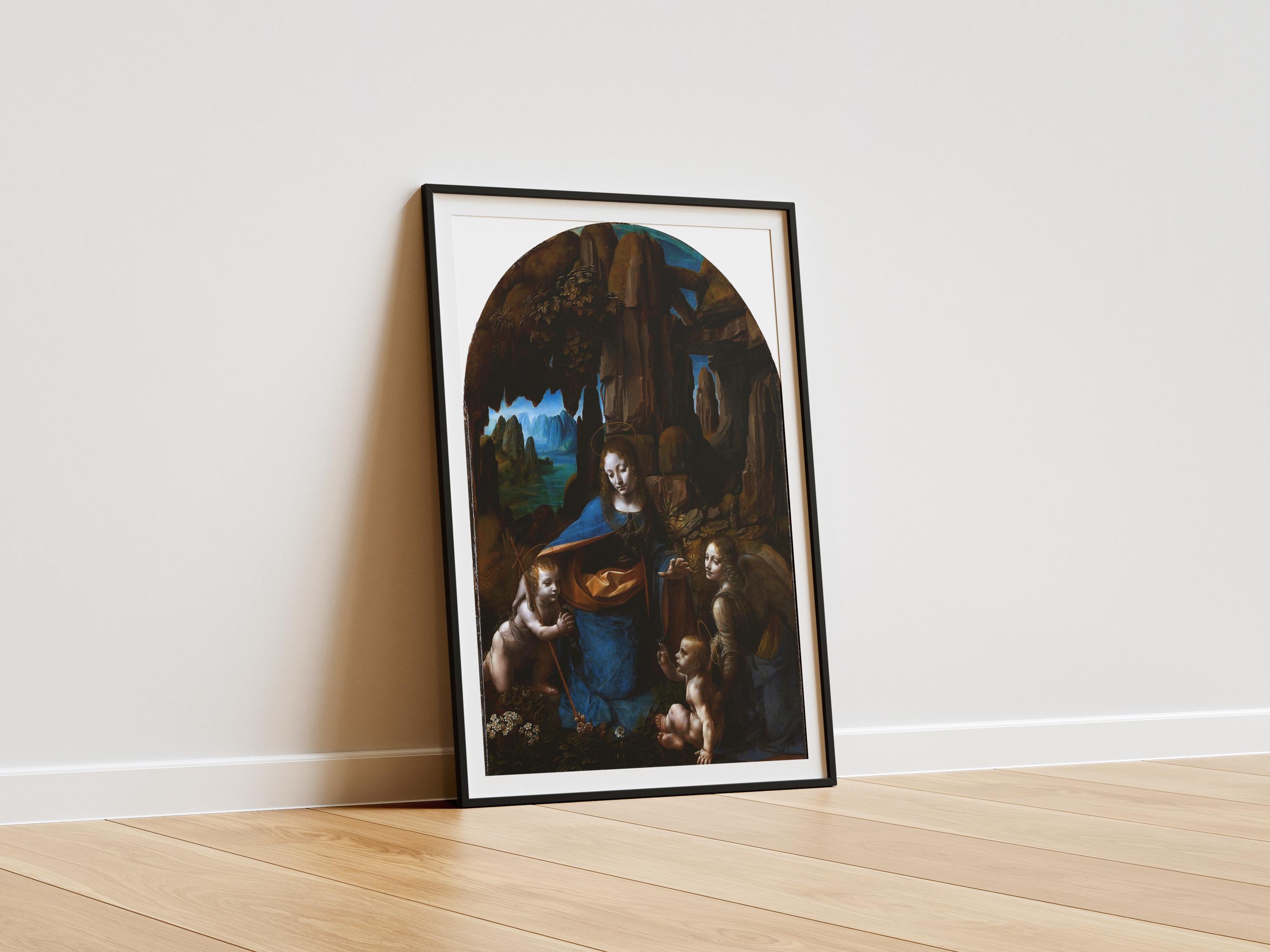 The Virgin of the Rocks by Leonardo da Vinci | 24" x 36"